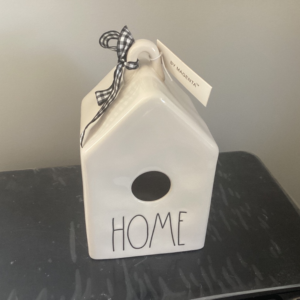 Rae Dunn home birdhouse